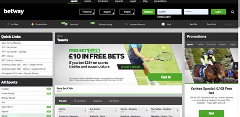 betway tennis|Bet on tennis online.